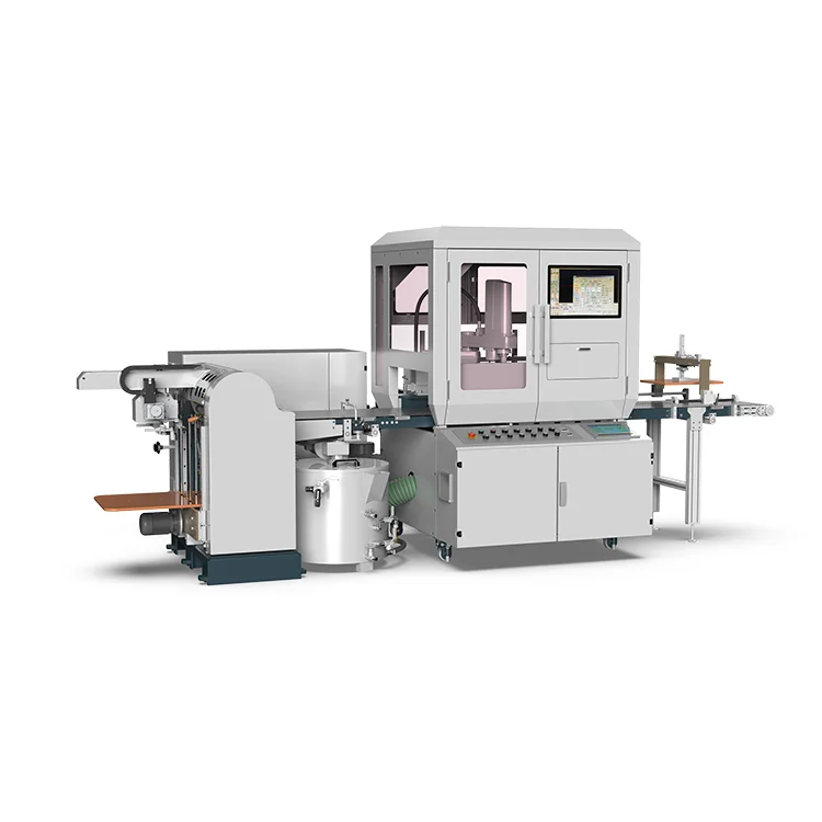 
HM-ZD350FX Top quality automatic gluing and spotter machine for small sized premium box 