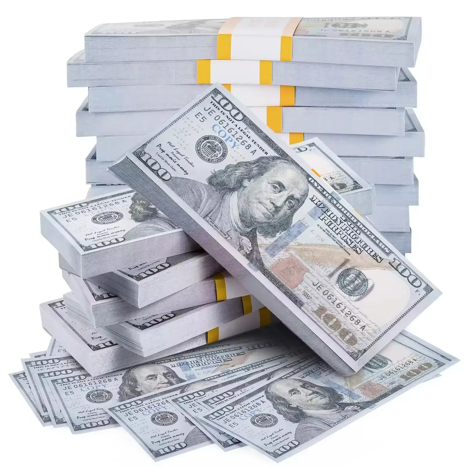 Nicro Paper Props 100 US Dollar Bank Ancestor Money Notes Movie Prop Money Euro Party Game Supplies High Quality Prop Money