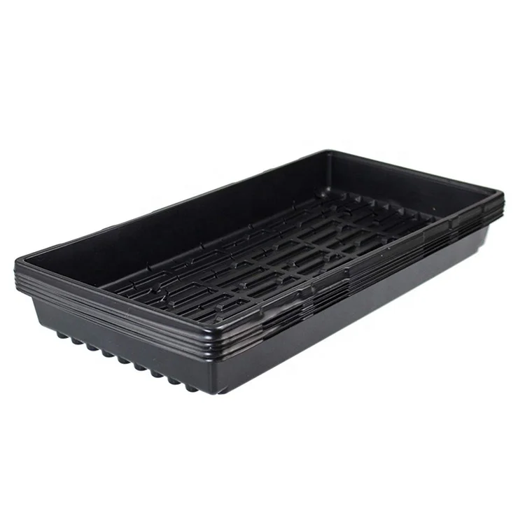 1020 flat large shallow hydroponic tray without holes for microgreens