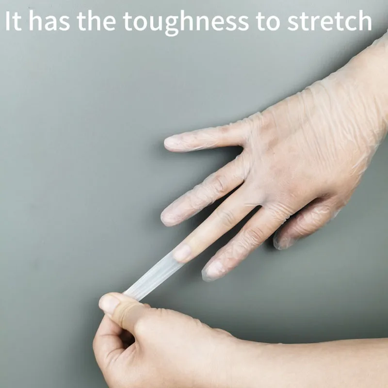 Food Grade Waterproof Transparent Powder Free Vinyl Gloves for Household Cleaning