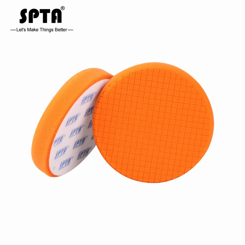 SPTA 5Pcs 7inch Buffing Pads Polishing Pads Polishing Grid Pad for Car Polisher Boat Polisher