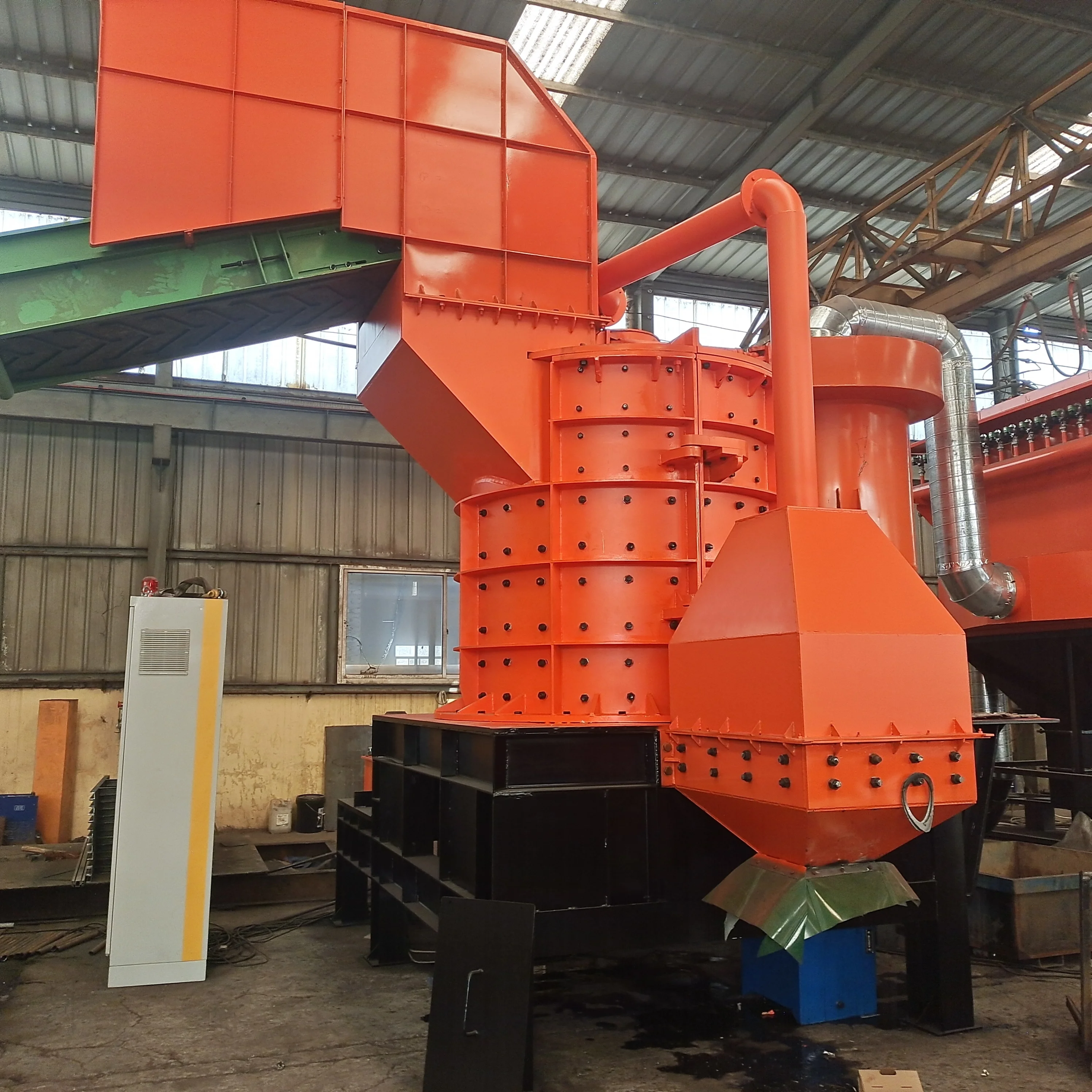 Scrap Aluminium Hammer mill Crusher Shredder Recycling Machine