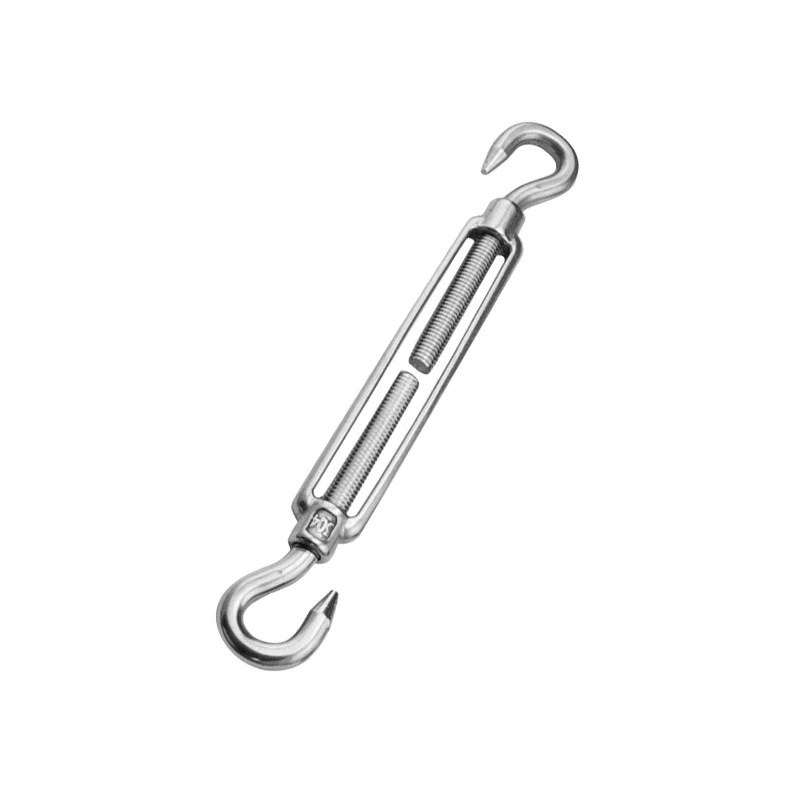 Factory Open Body Stainless Steel Eye Hook Turnbuckle Wire Rope Tensioner Adjustable Turnbuckle M4-M24
