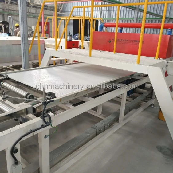 pvc laminated gypsum board lamination machine gypsum ceiling board machine 60x60 gypsum ceiling tiles making machine