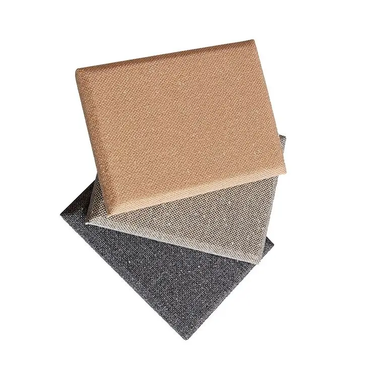 Decorative fabric covered armstrong acoustic wall panels 50mm