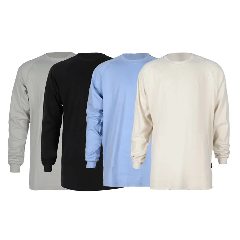 Custom Mens Safety Flame Resistant  Workwear FR Breathable Shirts For Worker