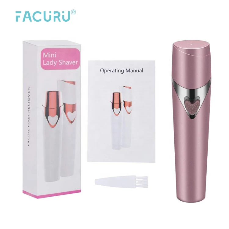 Instock Women Facial Soft Touch Epilator Hair Remover Lipstick Trimmer Hair Removal Shaver