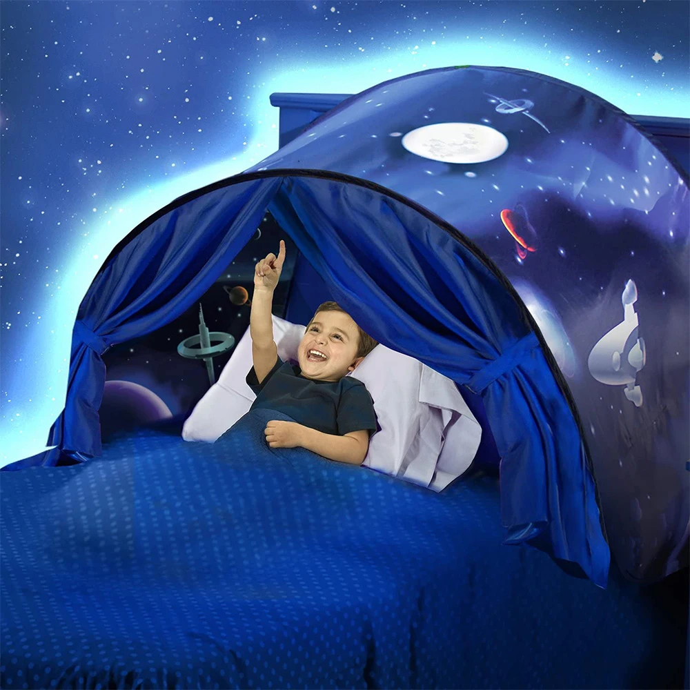 Dreamy space snow world unicorn boys and girls magical toy deluxe castle kids play house bed tent