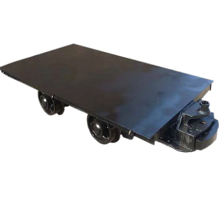 High Temperature Proof Metal Ore Railway Loading Flat Car