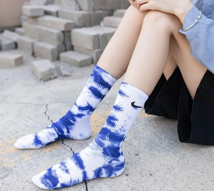 
Sports basketball socks street trend for women dazzling color cotton crew women girls slouch socks (10 colors pairs pack) 