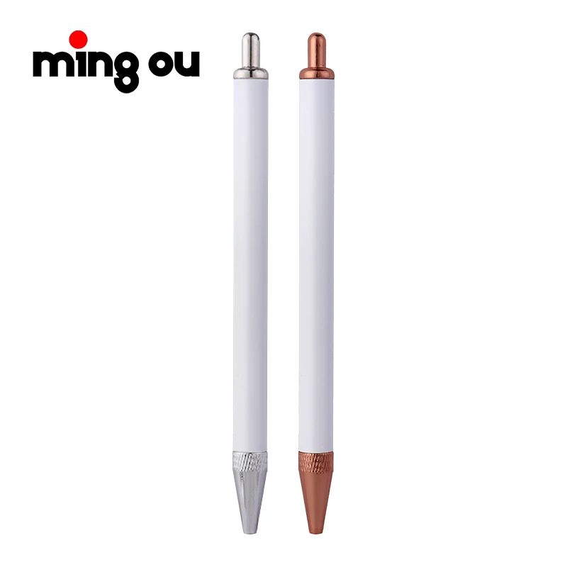 NEW ! Sublimation metal pen silver with shrink wrap sublimation pens