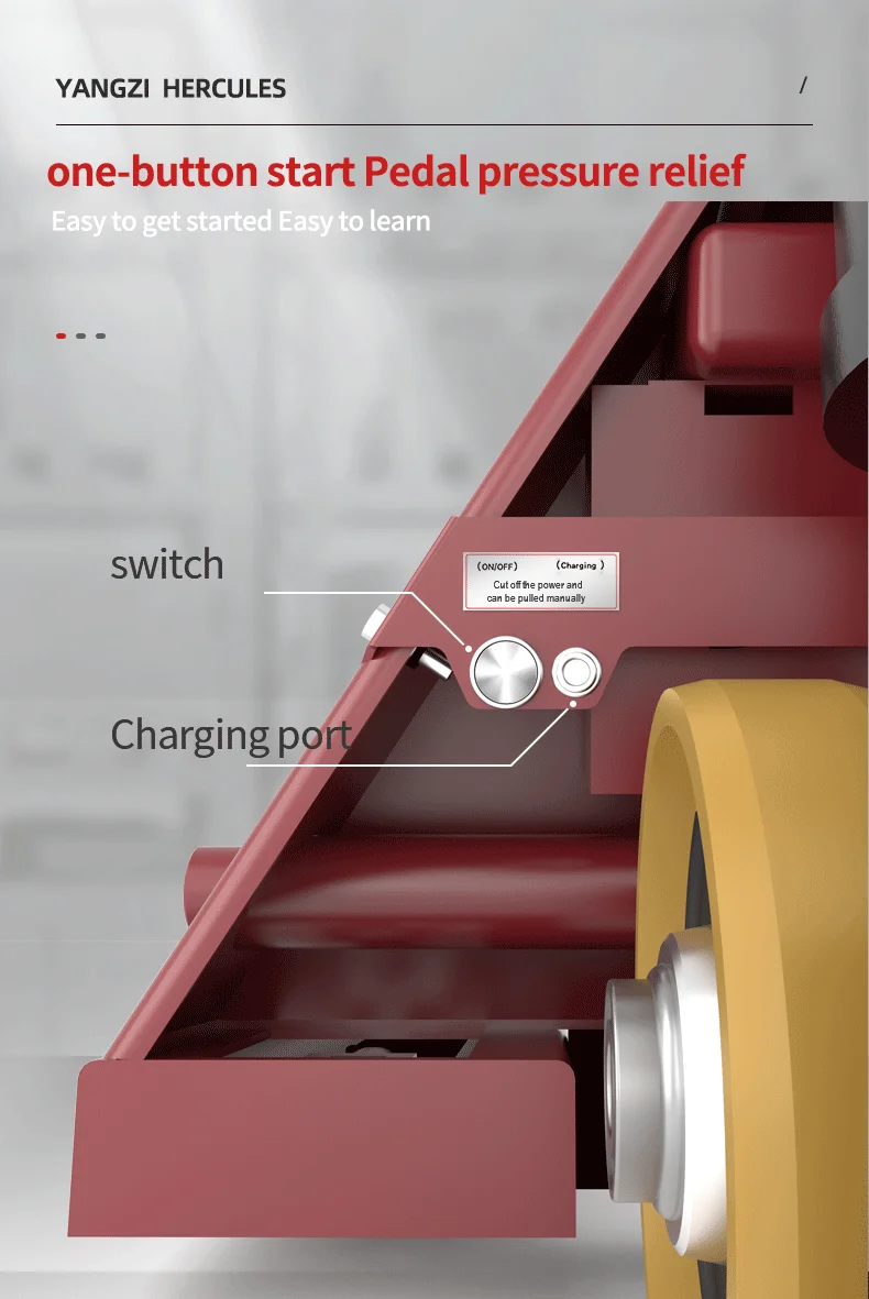 Yangzi Hydraulic Truck Hand Forklift 3 ton Pallet  Manual Forklift For Sale