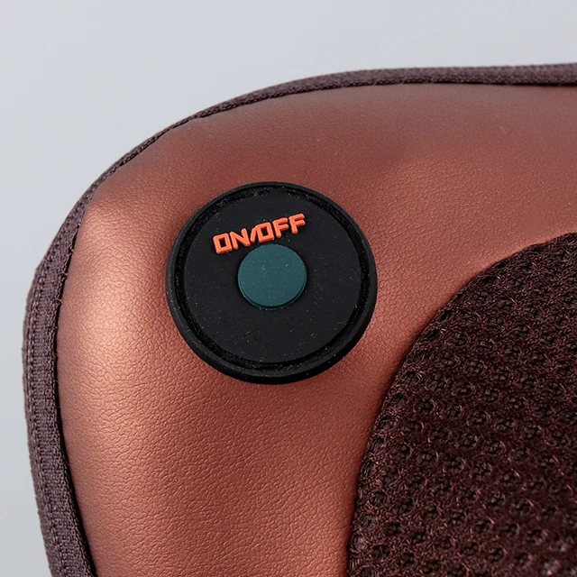 Professional heated neck shoulder shiatsu vibration massager with heat u shape massage pillow with shiatsu vibrating functions