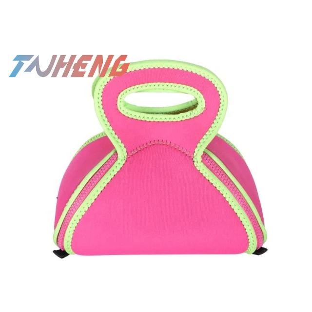 Multifunctional Thicken Stripe Cloth Lunchbox Bag Handbag Lunch Heat Preservation Cold Insulation Bag Storage Bag