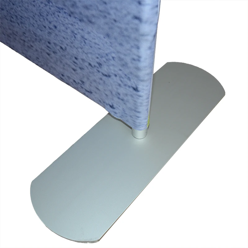 Portable advertising tension fabric display aluminium event exhibition curved floor backdrop banner stand