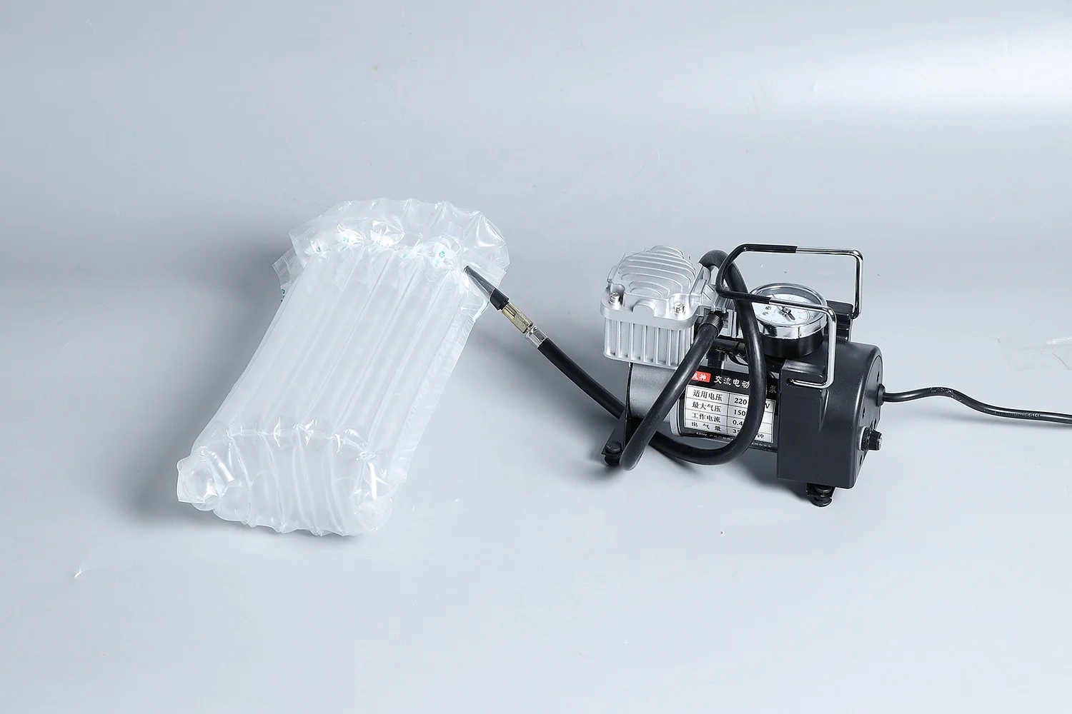 portable mini air compressor pump for air cushion finish protective packing material