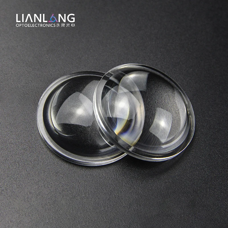 PMMA Material Large Diameter Custom Plano Convex Optical Lens Optical Lens Instruments 33mm Focal Length Flat Convex Lens