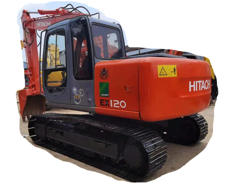 Japan original hydraulic used crawler excavator hitachi ex120 for sell