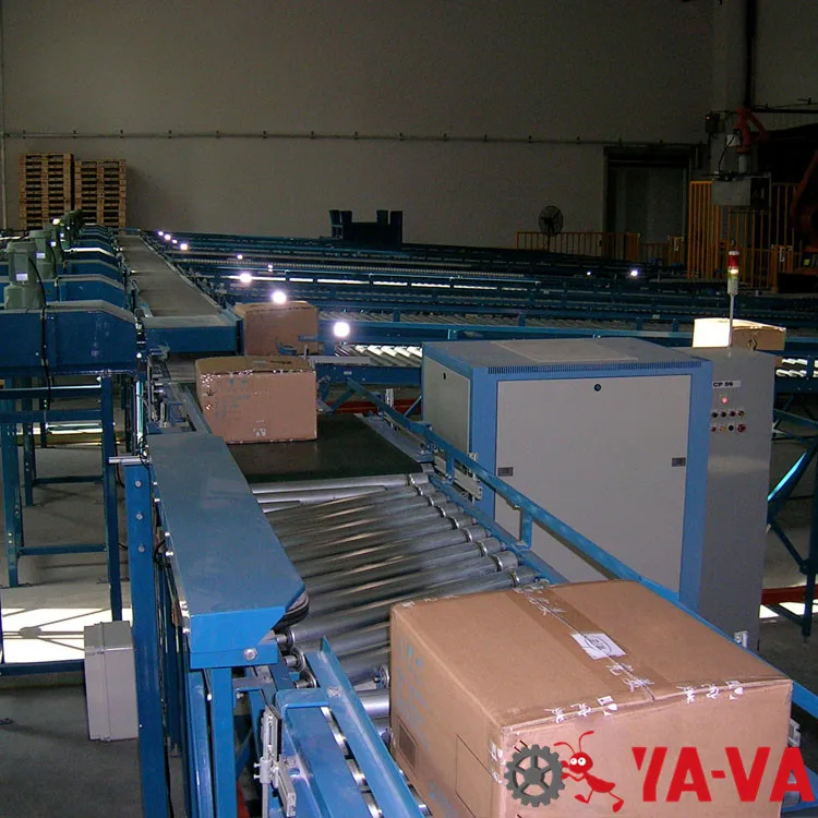 Роликовый ленточный конвейер для интеллектуальной сортировочной системы транспортировки