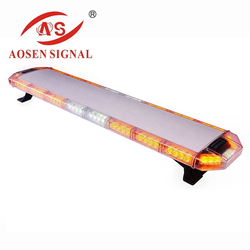 TBD-8D905 CE R65 LED emergency warning strobe light bar Amber