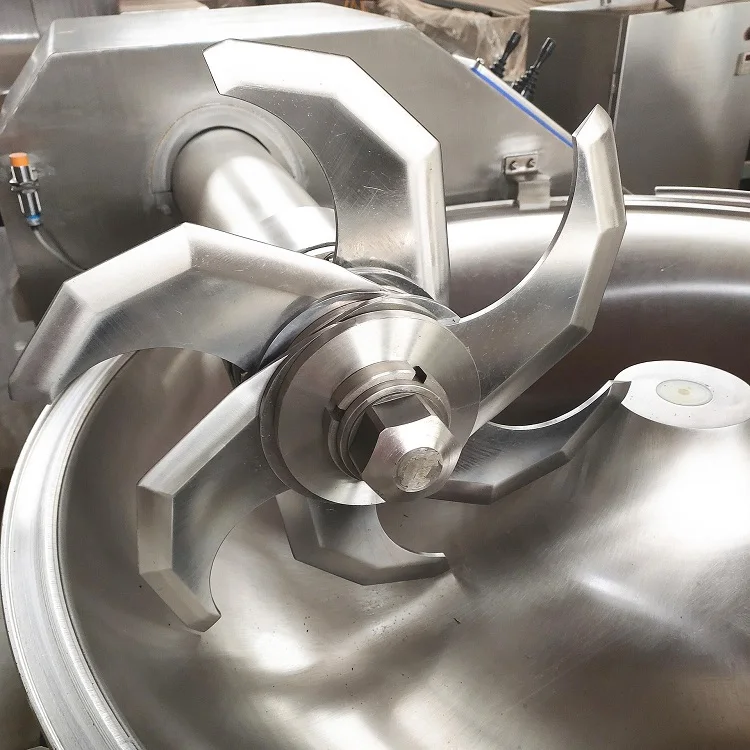 Automatic beef pork meat emulsify bowl cutting machine mincer onion vegetable bowl chopper chopping machine meat bowl cutter
