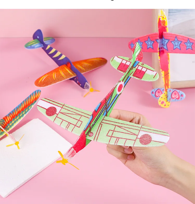 Cheap Diy Foam Airplane Glider Toy Airplanes Aircraft Models