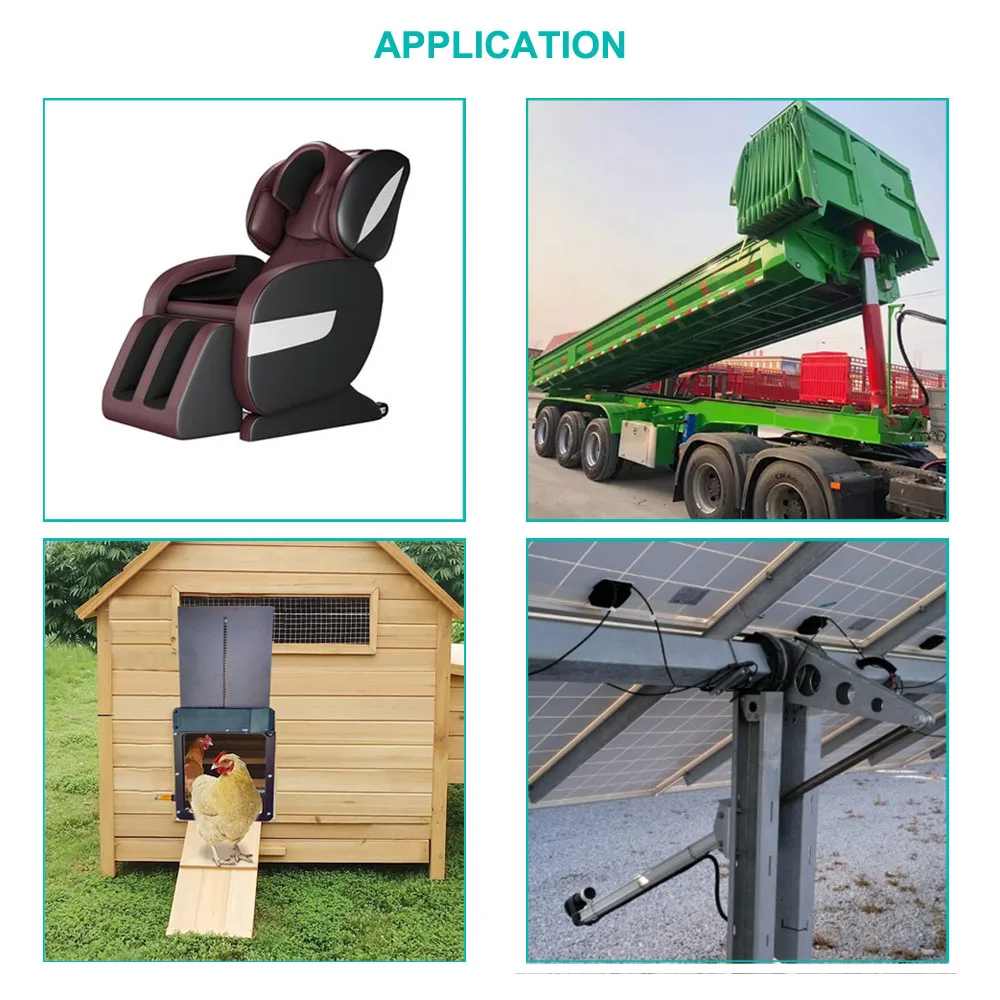 Bringsmart 30mm 150mm 36V 48V 24V15mm/s IP54 200N campervan bed lift kit snow plow 12v heavy duty industrial linear actuator