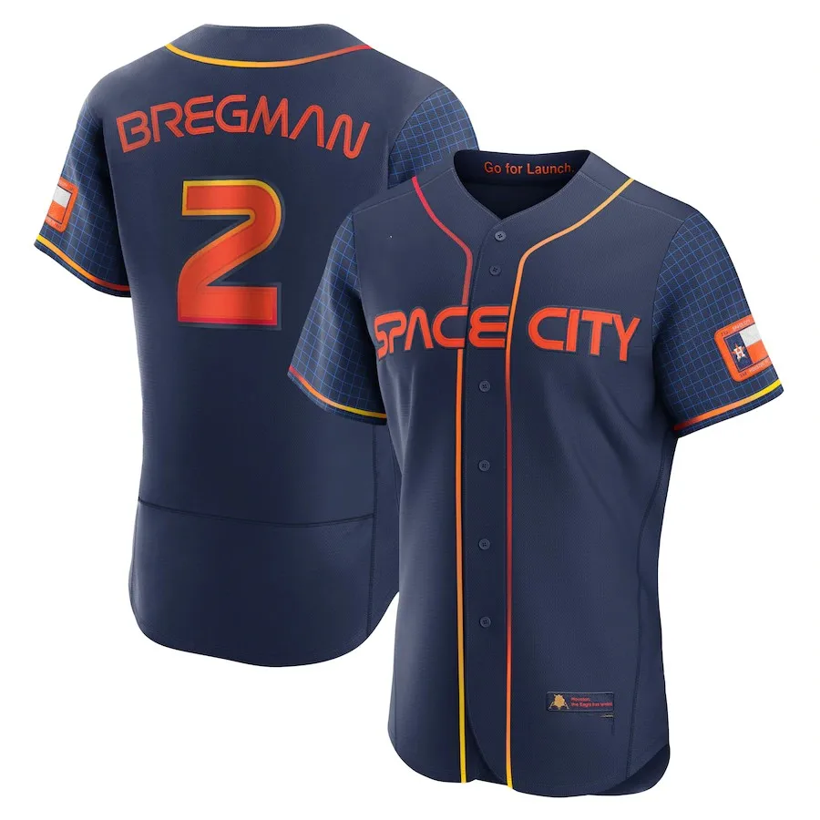 2022 New Stitched City Connect Baseball Jersey Houston Astro #27 Jose Altuve #44 Yordan Alvarez Top Embroidery Jersey