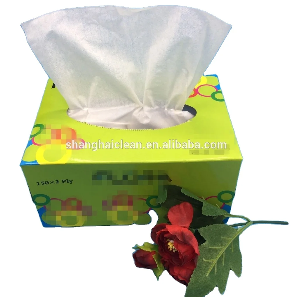 Unbleached Promotional Super Soft boxed Facial Tissue OEM Factory