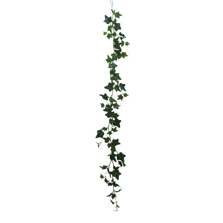 Simulated plasti 81Lvs 150cm Real touch Ivy garland artificial hanging  ivy leaf plants vine for Wedding Wall decorate
