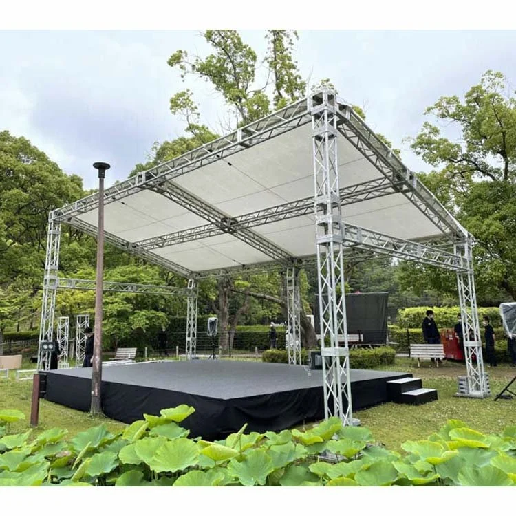 300 мм алюминиевая Серебристая квадратная винтовая Ферма для освещения сцены