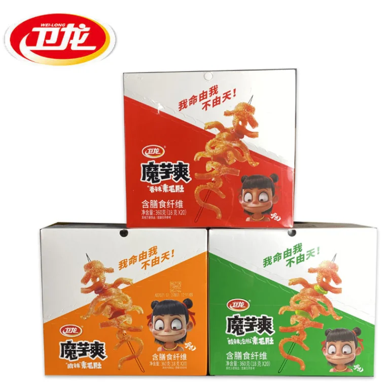 Factory Directly Sell Low Calorie Snack Food for Fitness Pepper Cpicy Flavor Konjac