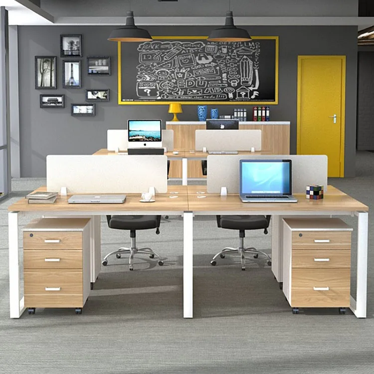 Hot Sale Modern Work Station Cubicles 2 Staff Desk Space Saver Office System Furniture Cubicle Workstation