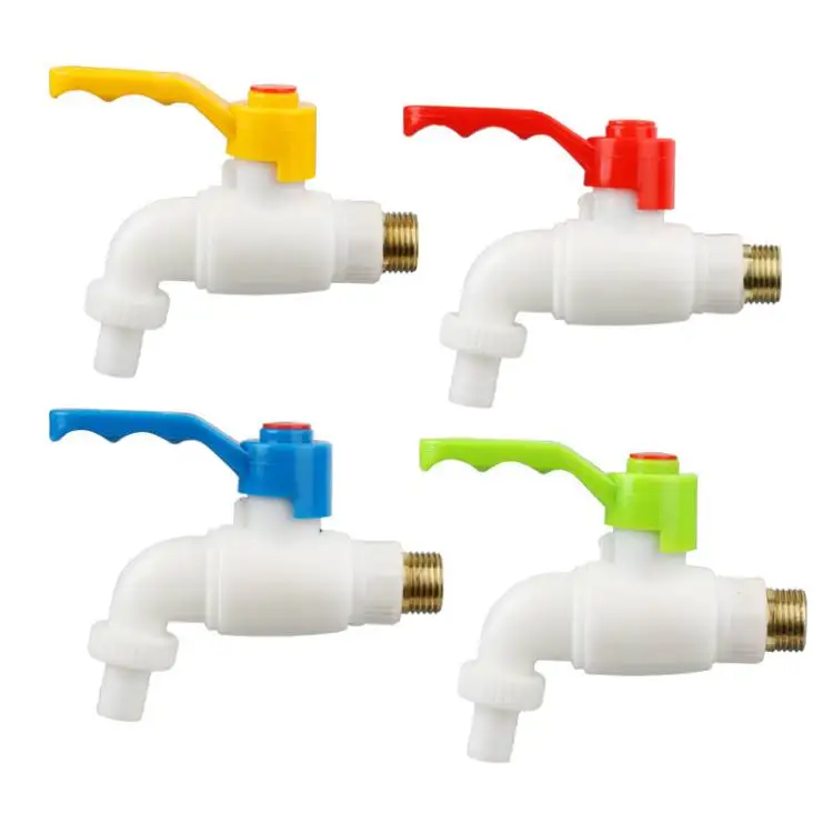 LJ-227 Factory Supply high quality plastic handle iron plastic turkey bibcock turkey tap turkey faucet