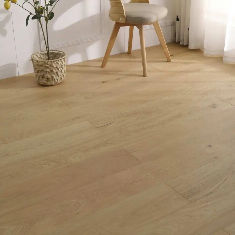 Solid Real Burma Teak Hardwood Flooring Golden Color Genuine Hardwood Solid Wood Flooring Indonesia Teak Wood Flooring