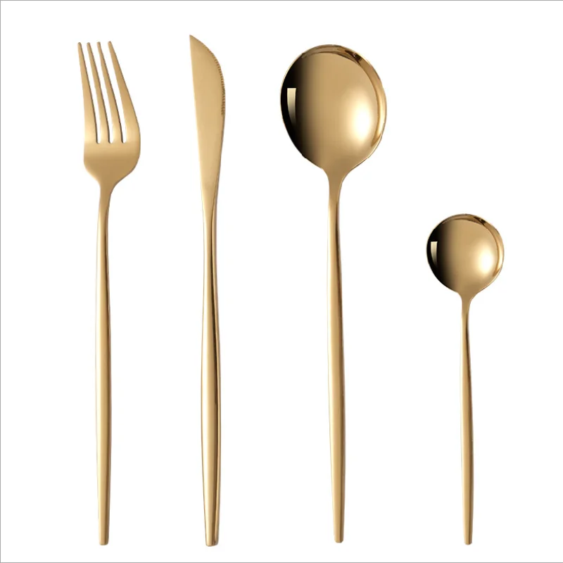 Столовая посуда из нержавеющей стали, 24 предмета, столовые приборы, включает нож/вилку/ложку, набор столовых приборов