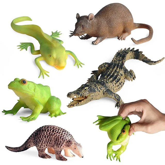 Hot sales simulation reptiles animal mold for tpr toy high quality stress relief squishy toys