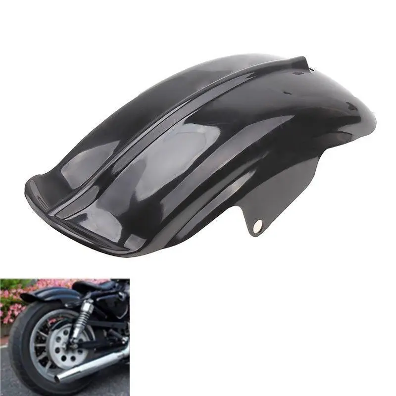  Черное заднее крыло мотоцикла брызговик для Sportster XL 883 1994-2003 ABS SOLO Cafe Racer Bobber измельчитель на