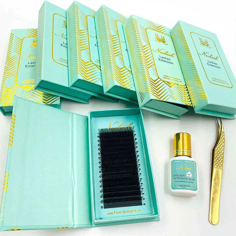 Eyelash Manufacturer Custom Eyelash Extension Professional Y Lash C Curl Lash Extensions