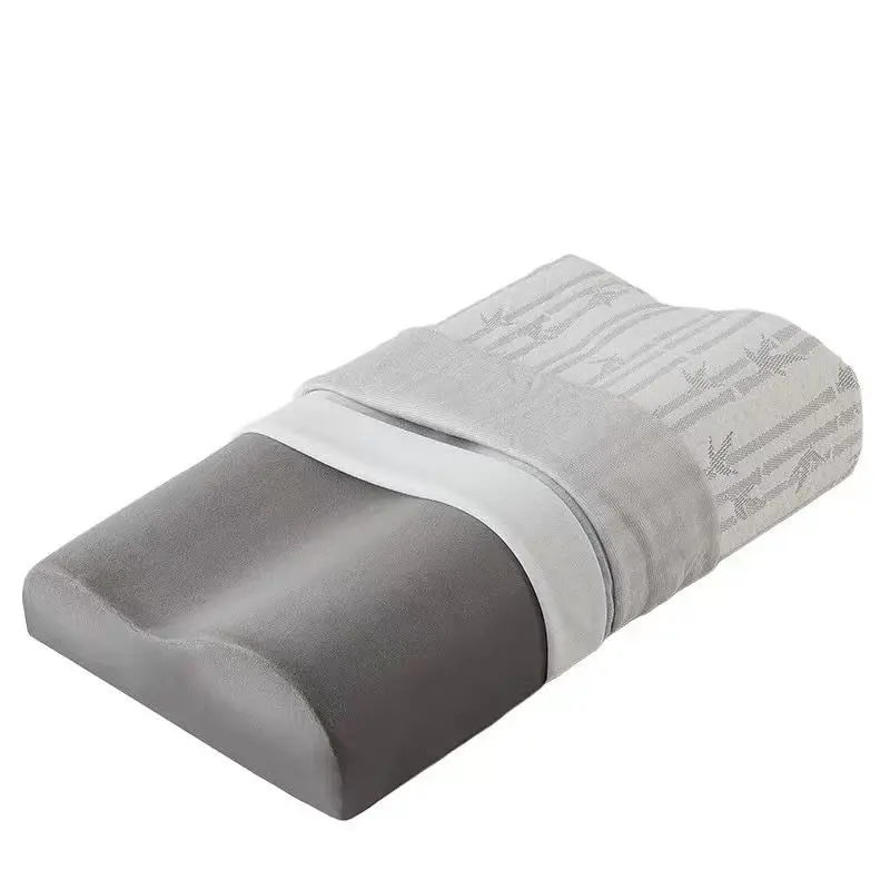 Bamboo fiber bamboo charcoal undulating space slow rebound pillow core memory pillow