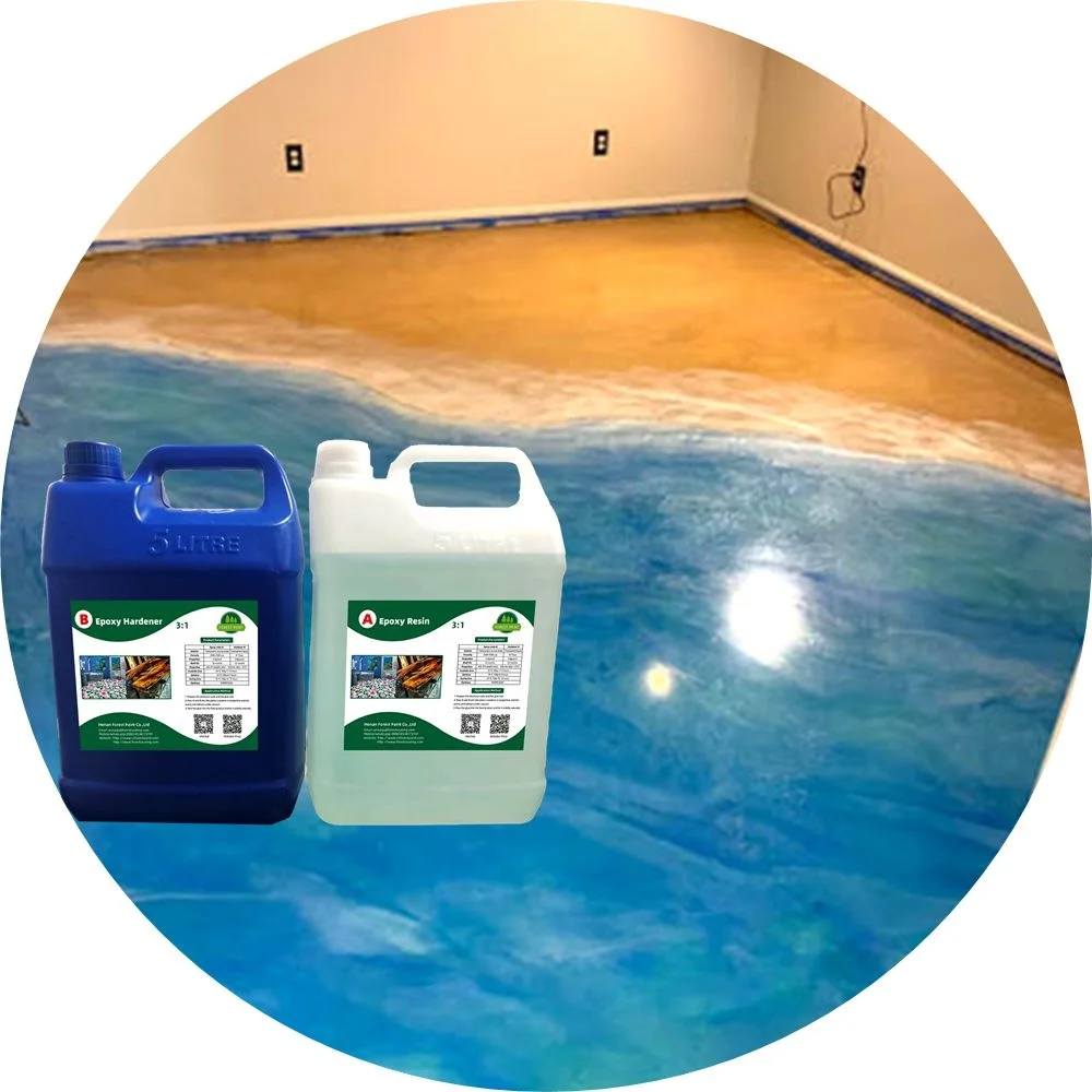 Набор для литья из прозрачной жидкокристаллической смолы кухонный столешница быстроотверждаемой двухкомпонентной эпоксидной самонивелирующееся покрытие