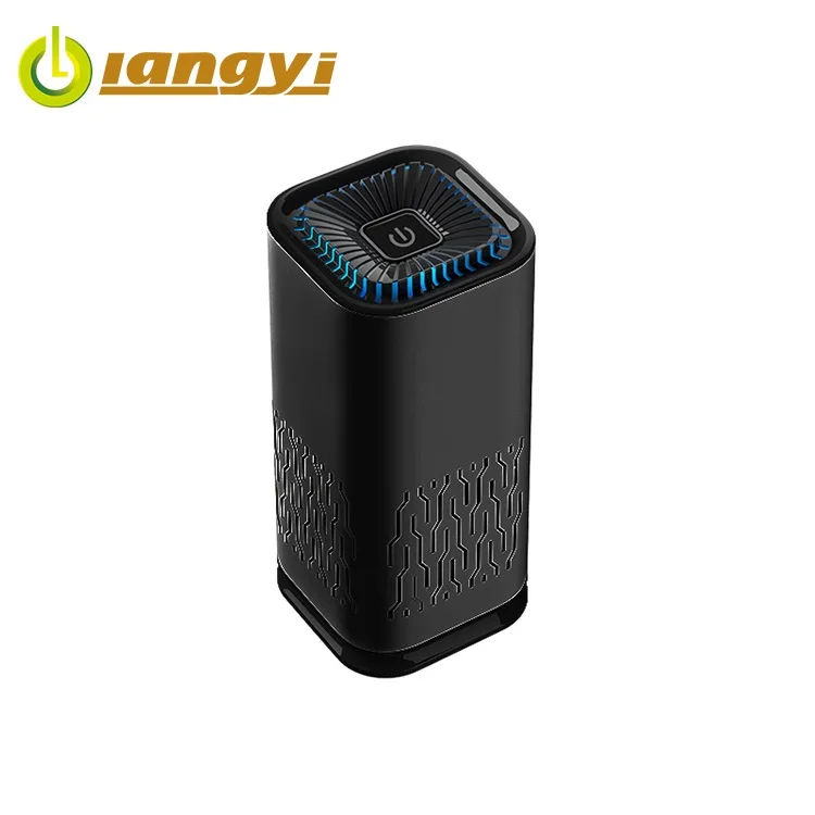 New Product Low Noise USB Powered H13 Filter Night Light Generator Portable Car Air Purifier