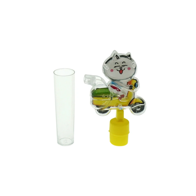Children Empty Candy Toys with Plastic Cartoon Whistle Dispenser Container Promotional Toys for Bulk Sweet Hard Candies Fudge