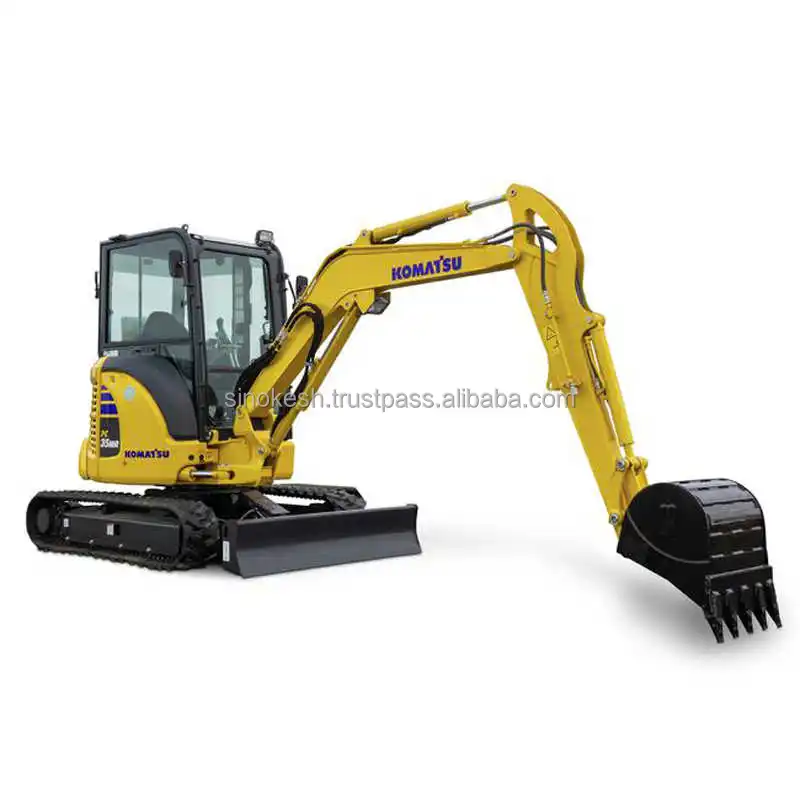 Экскаватор б/у KOMATSU PC35 3 тонны 2023 99% новая резиновая дорожка японская мини-ЭПА хорошее состояние Лидер продаж бутик низкие рабочие часы