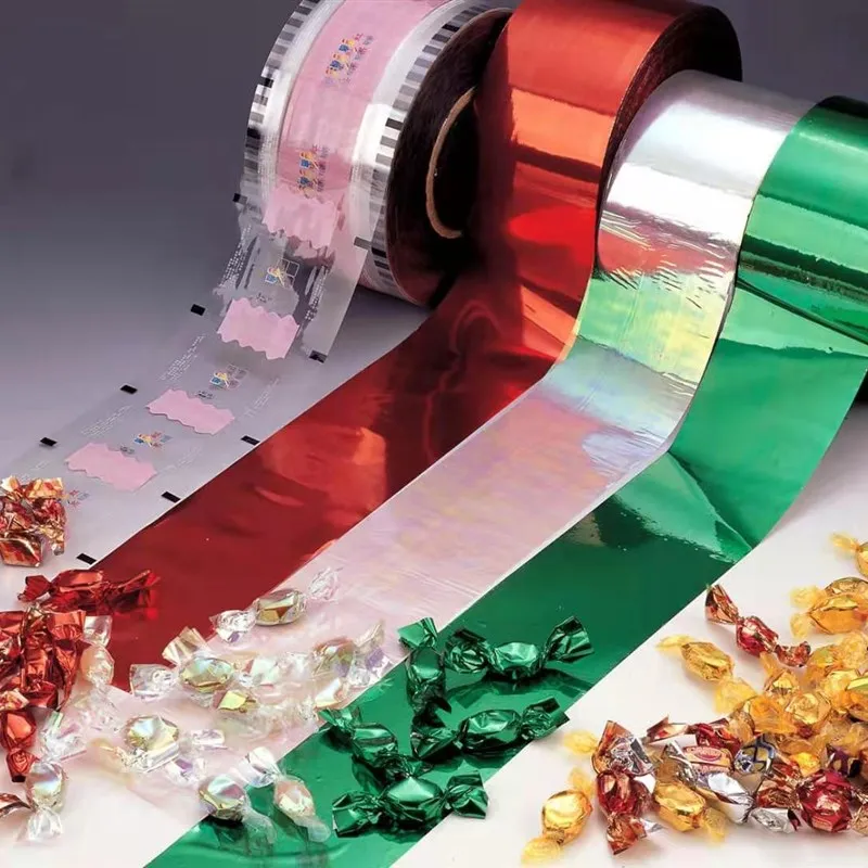 Custom Print Plastic Stock 35mm Pe Polyethylene Iridescent Laminated Pack Bag Film Roll