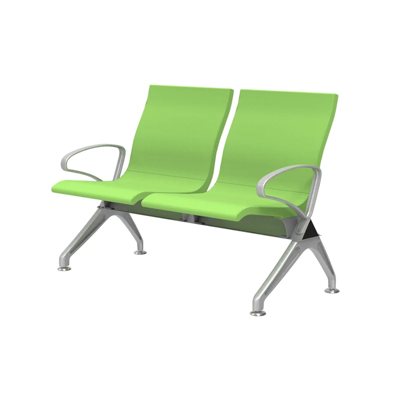 FLYA Wholesale Colourful Cushion Pu Airport Chair Modern Bank Waiting Room Bench Hospital Chair