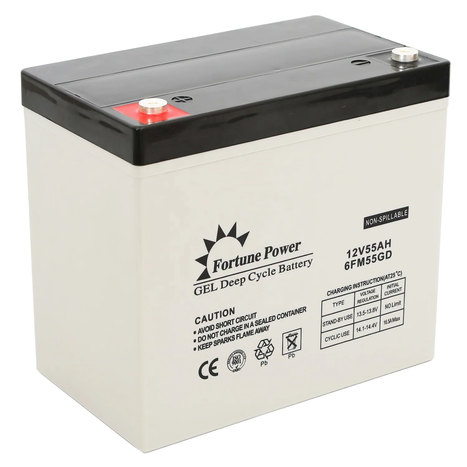Герметичный гель глубокого цикла mk battery 12v 51 ah 55ah