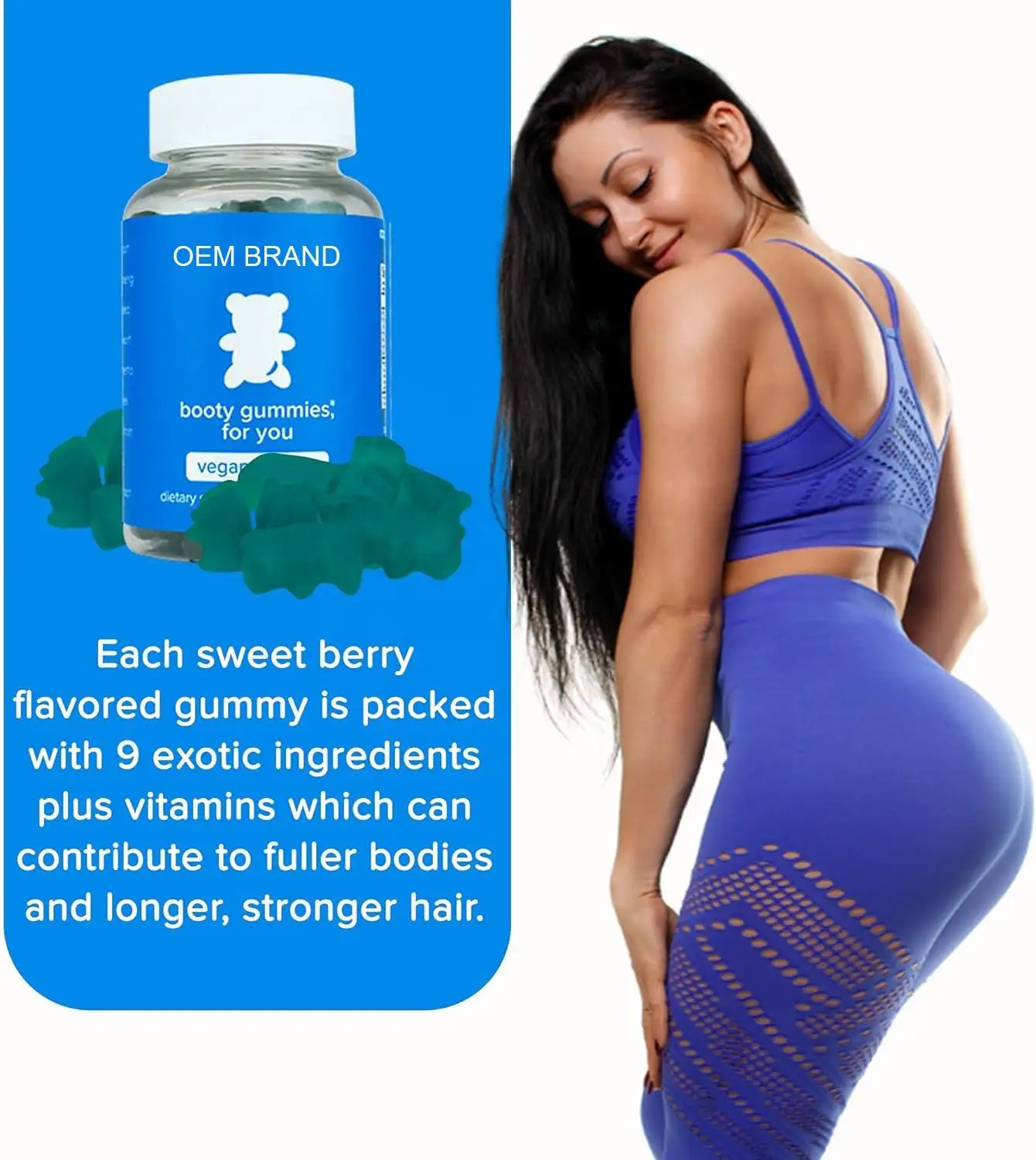 Oem Supplementen Kruidenheup En Butt Vergroting Butt Lift Gummies Vrouwen Gezondheidssupplementen Bbl Gummies  Bbl Gummies