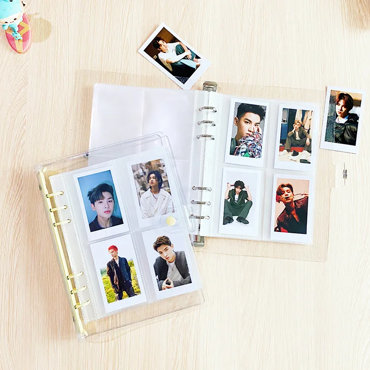 Transparent Collection Loose-leaf Scrapbook Book 3 4 Inch Custom Pvc Photo Album