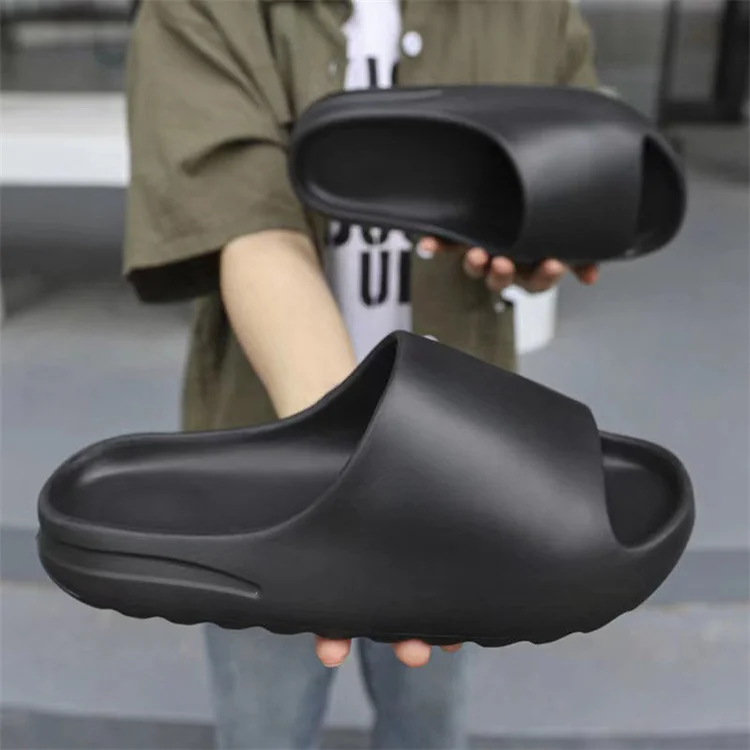 Wholesale 2024 comfort cloud softness sole new design coffee EVA  casual walking man slippers sandals